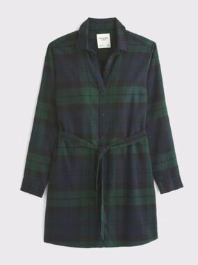 Abercrombie Flannel Shirt Dress - XL